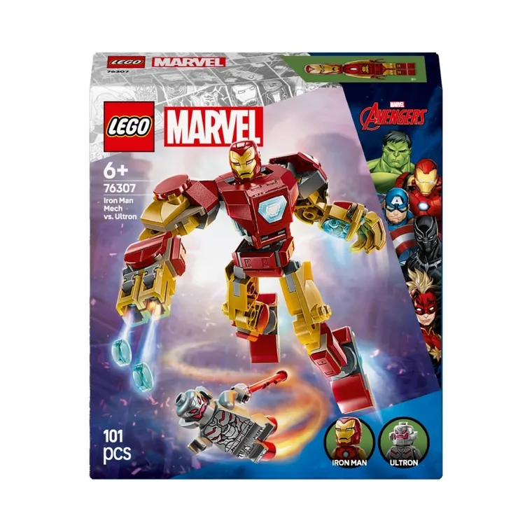LEGO Marvel, Mech Iron Mana kontra Ultron, 76307