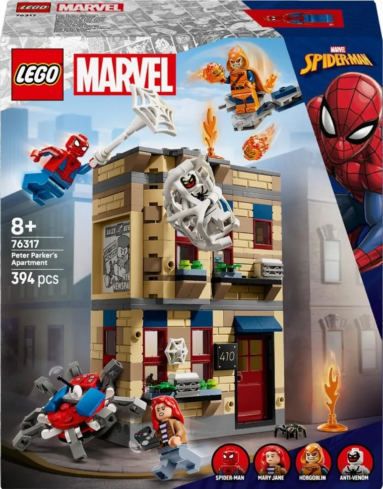 LEGO Marvel, Mieszkanie Petera Parkera, 76317