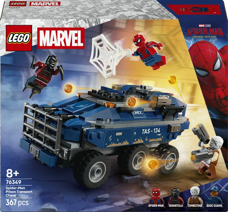 LEGO Marvel, Pościg Spider-Mana za więźniarką, 76349