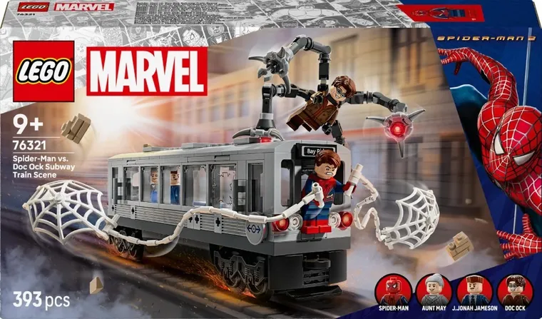 LEGO Marvel, Spider-Man kontra Doc Ock - scena w metrze, 76321