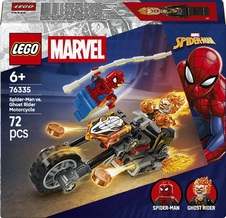 LEGO Marvel, Spider-Man kontra Ghost Rider na motocyklu, 76335