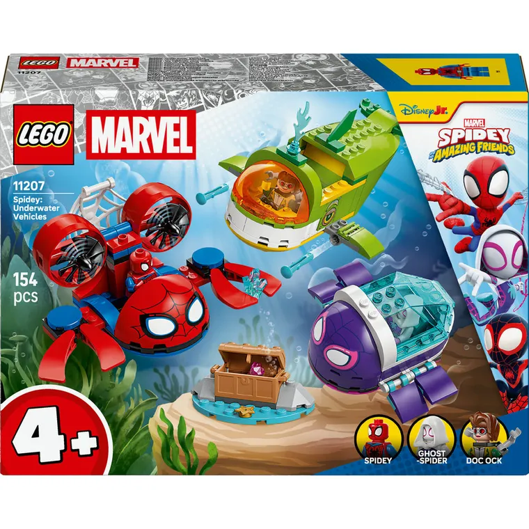 LEGO Marvel, Spidey: podwodne pojazdy, 11207