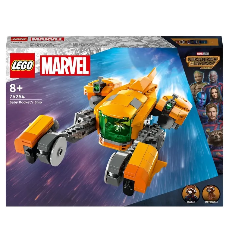 LEGO Marvel, Statek kosmiczny małego Rocketa, 76254