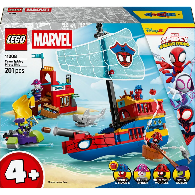 LEGO Marvel, Statek piracki drużyny Spidey’ego, 11208