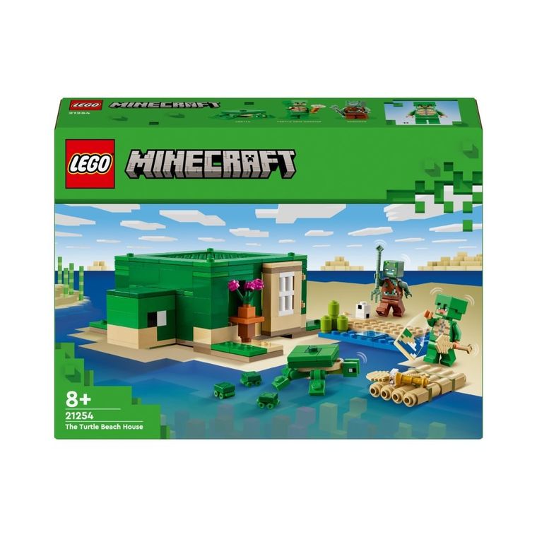 LEGO Minecraft, Domek na plaży żółwi, 21254