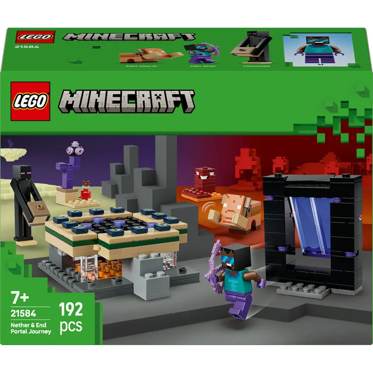 LEGO Minecraft, Podróż przez portal Netheru i Kresu, 21584
