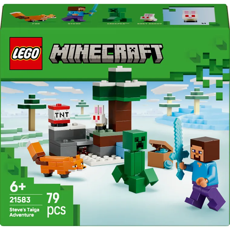 LEGO Minecraft, Przygoda Steve’a w tajdze, 21583
