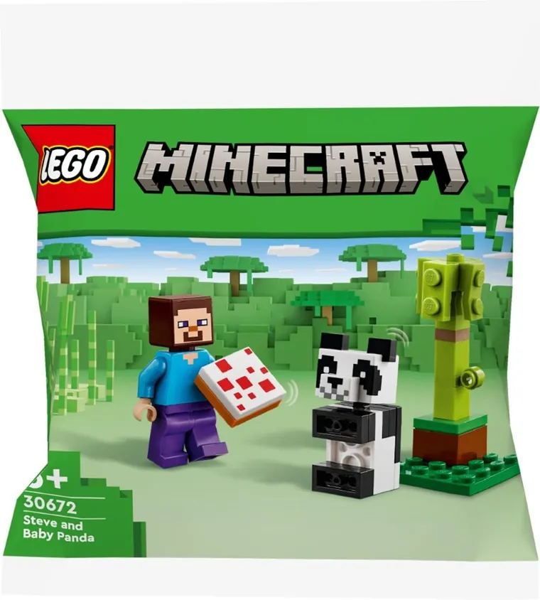 LEGO Minecraft, Steve i mała panda, 30672