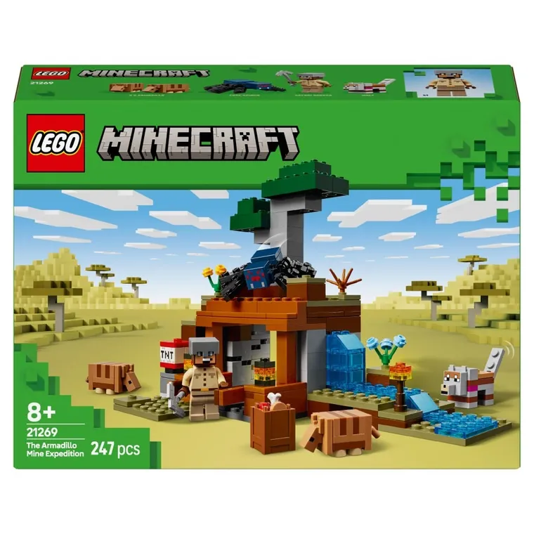 LEGO Minecraft, Wyprawa do pancernikowej kopalni, 21269