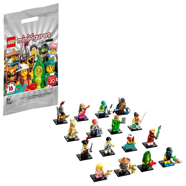 LEGO Minifigures, Seria 20, saszetka, 71027