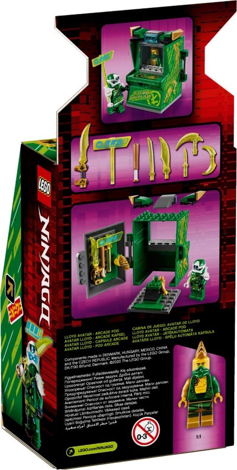 LEGO NINJAGO, Awatar Lloyda, kapsuła gracza, 71716