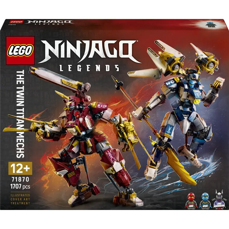 LEGO NINJAGO, Bliźniacze tytanowe mechy, 71870