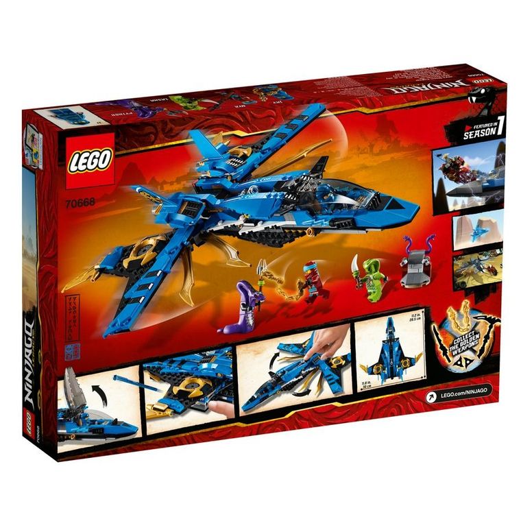 LEGO NINJAGO, Burzowy myśliwiec Jaya, 70668