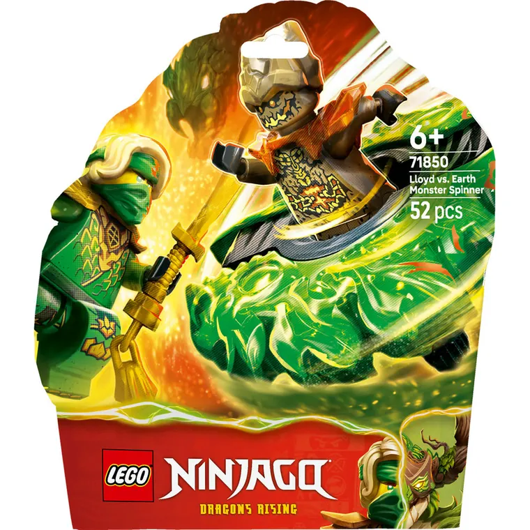 LEGO NINJAGO, Lloyd kontra ziemny potwór na spinnerze, 71850