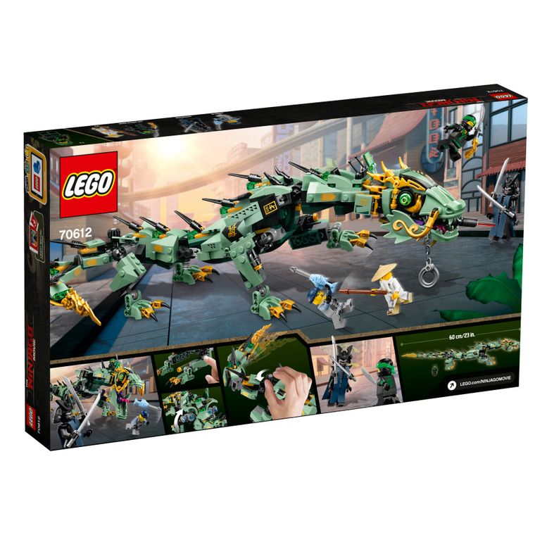 LEGO NINJAGO, Mechaniczny smok zielonego ninja, 70612