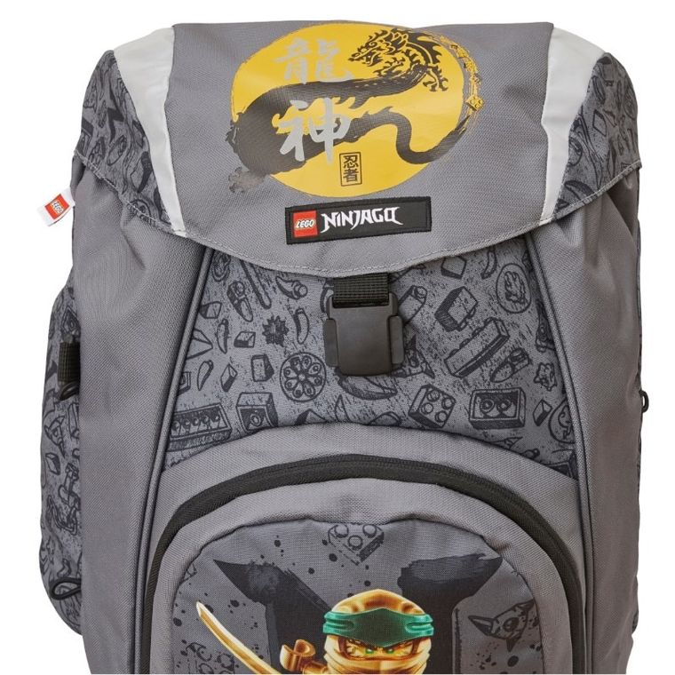 LEGO NINJAGO, Nielsen School Bag, plecak szkolny, szary