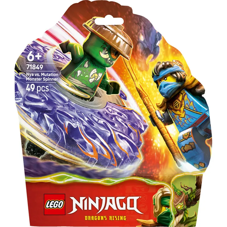 LEGO NINJAGO, Nya kontra zmutowany potwór na spinnerze, 71849