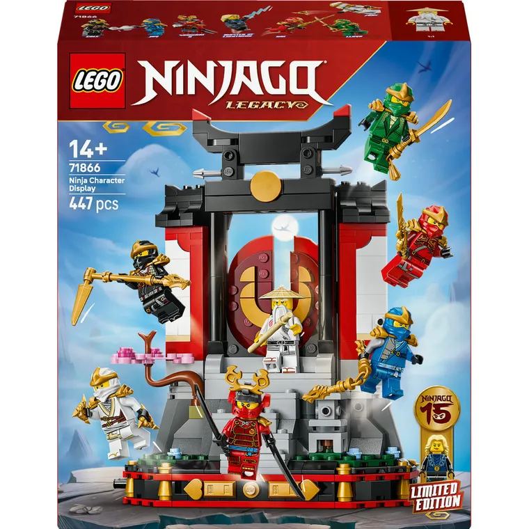 LEGO NINJAGO, Ozdoba z postaciami ninja - 15-lecie, 71866