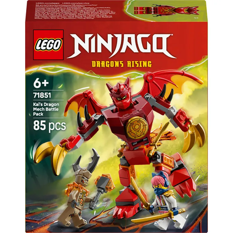 LEGO NINJAGO, Smok-mech Kaia - zestaw bitewny, 71851