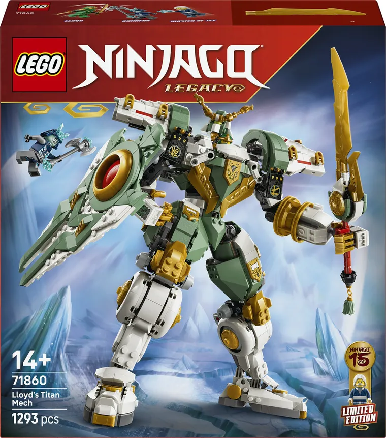 LEGO NINJAGO, Tytanowy mech Lloyda - 15. rocznica, 71860