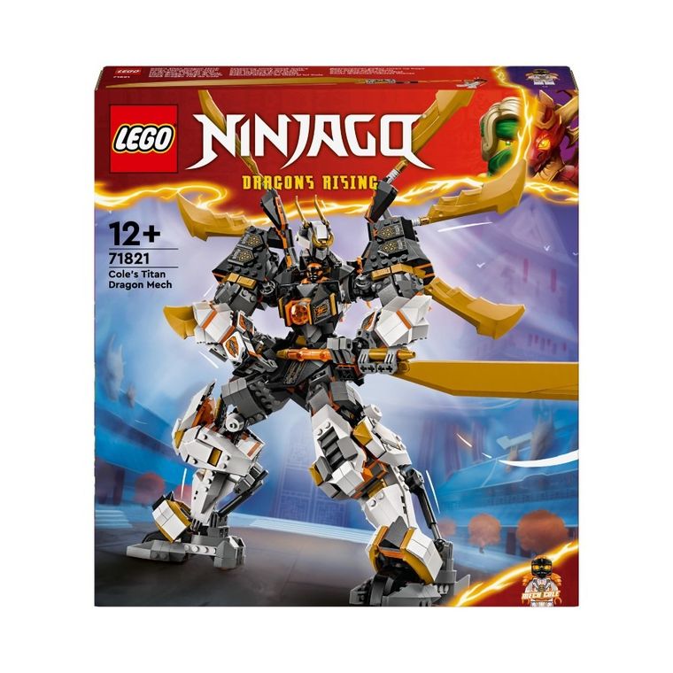 LEGO NINJAGO, Tytanowy smok-mech Cole’a, 71821