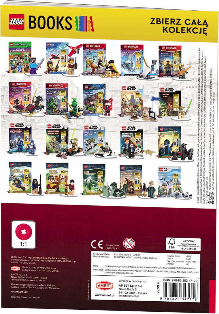 LEGO Ninjago. Uwolnić Smoka Chaosu! + figurka