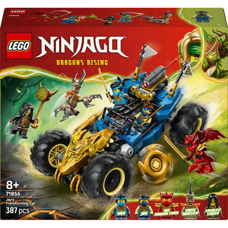 LEGO NINJAGO, Wielofunkcyjny samochód Jaya, 71856