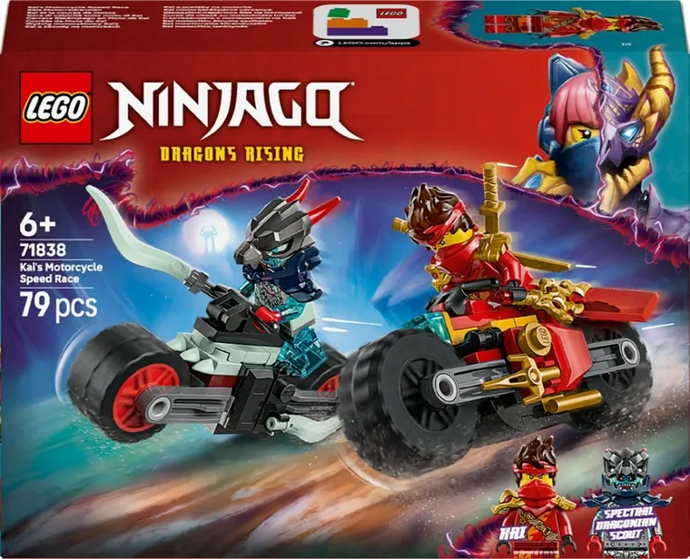 LEGO NINJAGO, Wyścig motocyklowy Kaia, 71838