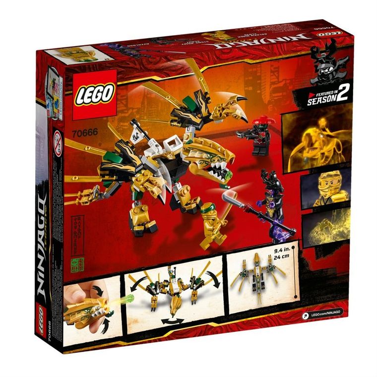 LEGO NINJAGO, Złoty Smok, 70666