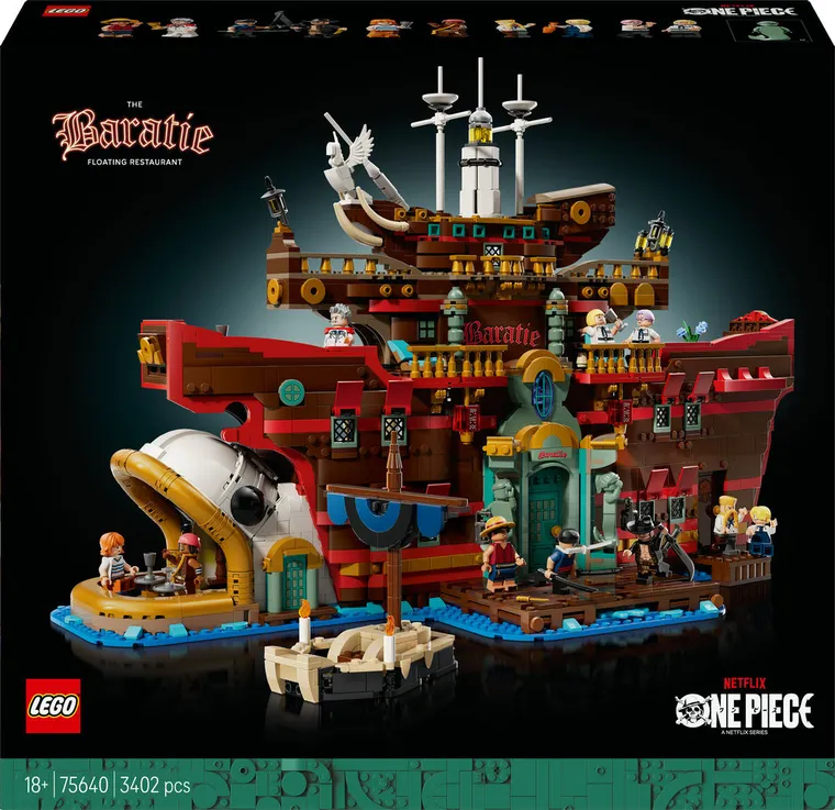 LEGO ONE PIECE, Pływająca restauracja Baratie, 75640