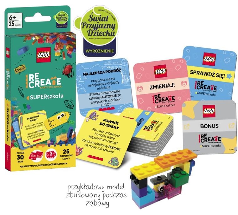 LEGO Recreate. Karty wyzwań. SUPERszkoła
