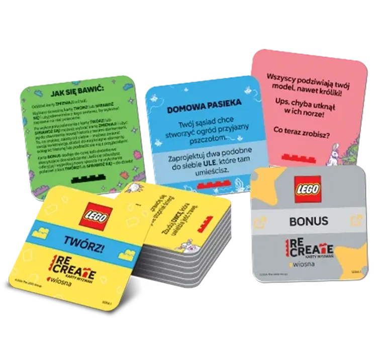 LEGO Recreate. Karty wyzwań. Wiosna ACP-6613