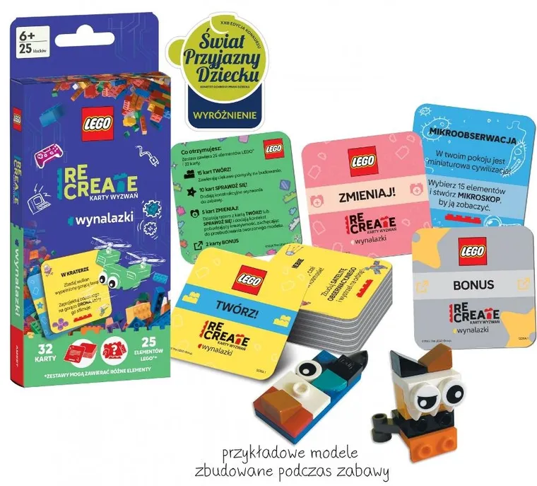 LEGO Recreate. Karty wyzwań. Wynalazki