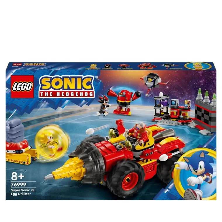 LEGO Sonic The Hedgehog, Super Sonic kontra Egg Drillster, 76999