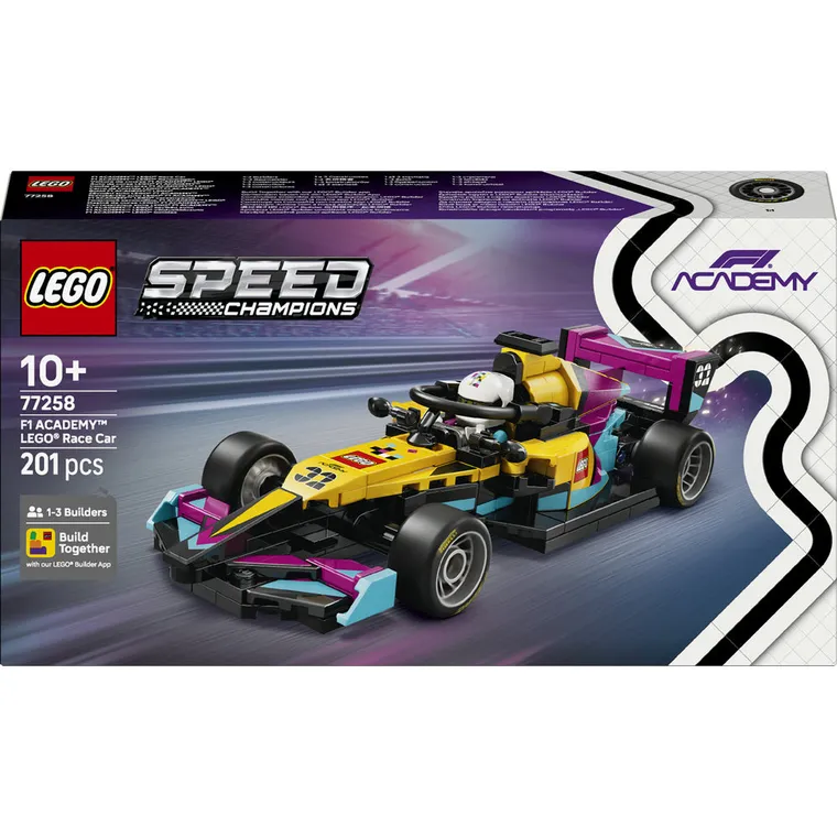 LEGO Speed Champions, Bolid F1 ACADEMY LEGO, 77258