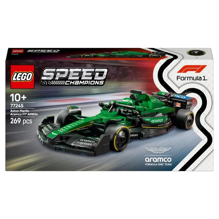LEGO Speed Champions, Bolid F1 Aston Martin Aramco AMR24, 77245