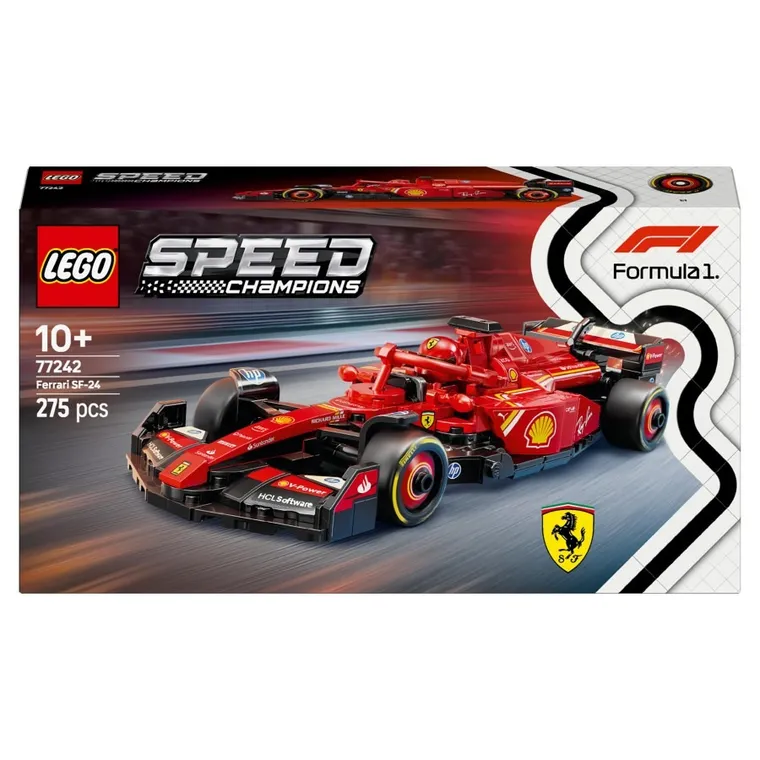 LEGO Speed Champions, Bolid F1 Ferrari SF-24, 77242