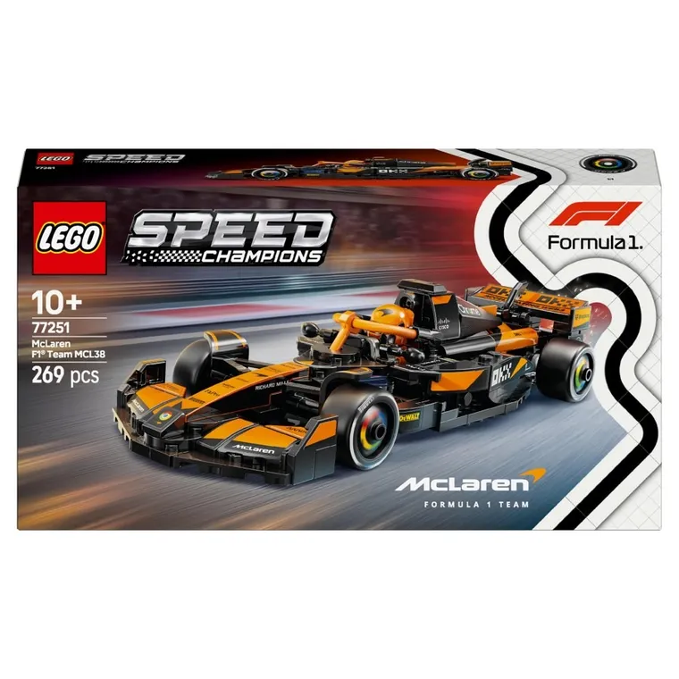 LEGO Speed Champions, Bolid F1 McLaren Team MCL38, 77251