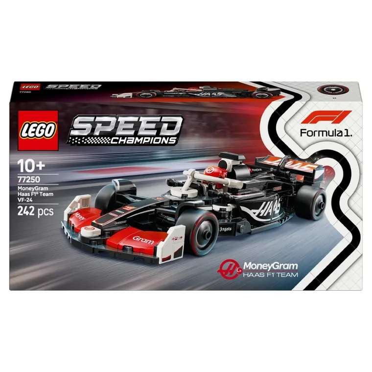 LEGO Speed Champions, Bolid F1 MoneyGram Haas Team VF-24, 77250