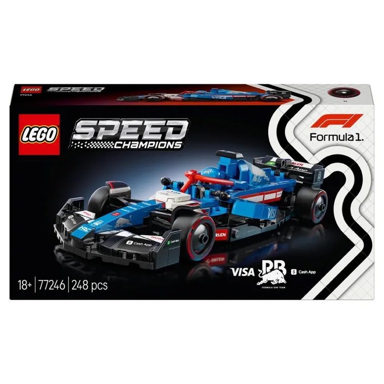 LEGO Speed Champions, Bolid F1 Visa Cash App RB VCARB 01, 77246