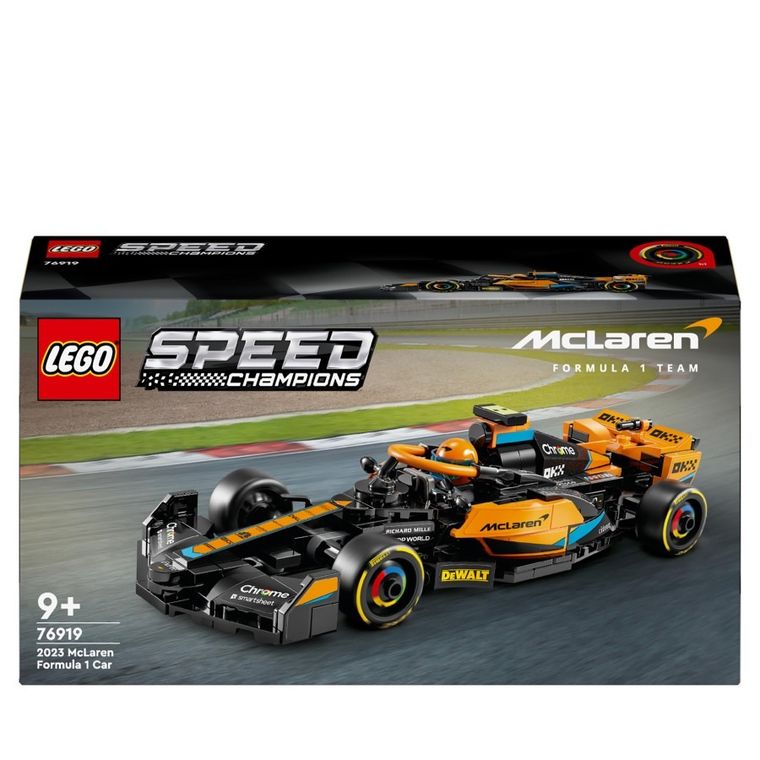 LEGO Speed Champions, Samochód wyścigowy McLaren Formula 1 wersja 2023, 76919