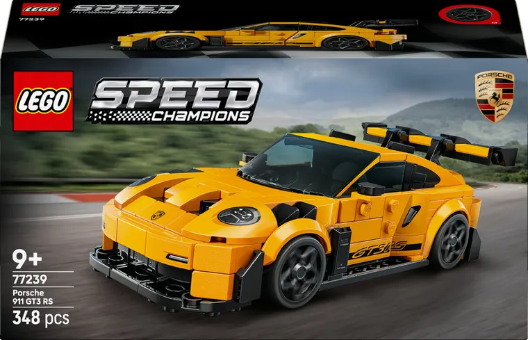 LEGO Speed Champions, Supersamochód Porsche 911 GT3 RS, 77239