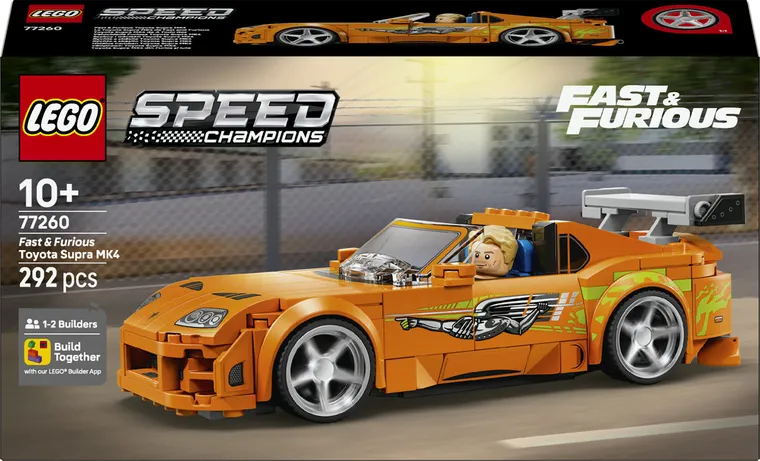 LEGO Speed Champions, Szybcy i wściekli Toyota Supra MK4, 77260