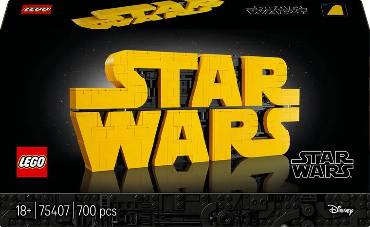 LEGO Star Wars, Logo Star Wars zbudowane z klocków, 75407