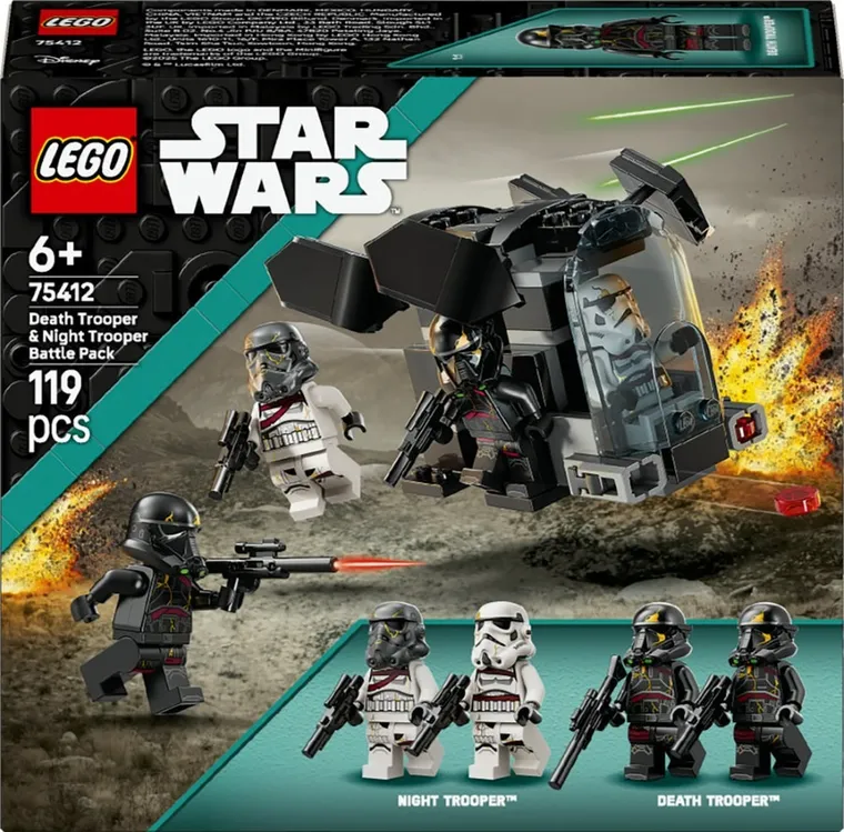LEGO Star Wars, Szturmowiec Śmierci i nocny szturmowiec - zestaw bitewny, 75412