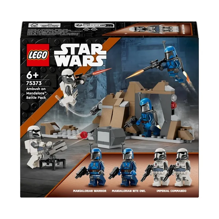 LEGO Star Wars, Zasadzka na Mandalorze - zestaw bitewny, 75373