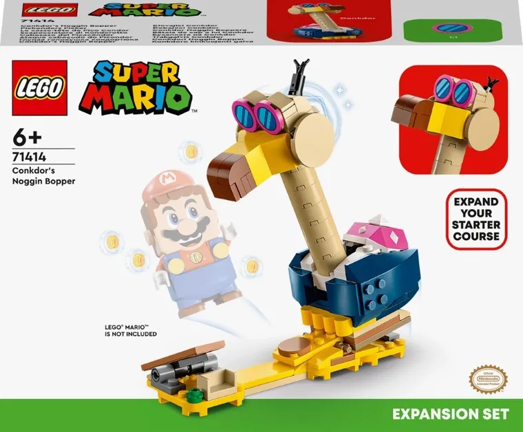 LEGO Super Mario, Conkdor's Noggin Bopper - zestaw rozszerzający, 71414