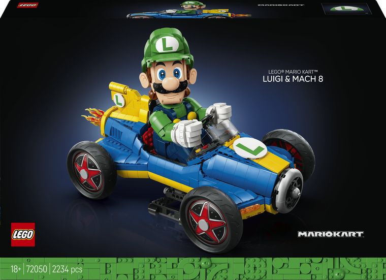 LEGO Super Mario, Mario Kart - Luigi i Mach 8, 72050