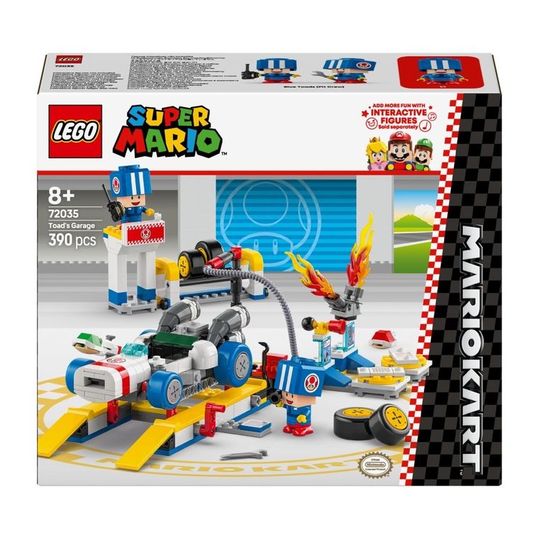 LEGO Super Mario, Mario Kart - Toad i jego garaż, 72035