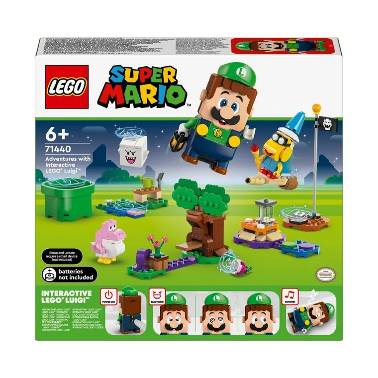 LEGO Super Mario, Przygody z interaktywną figurką LEGO Luigi, 71440